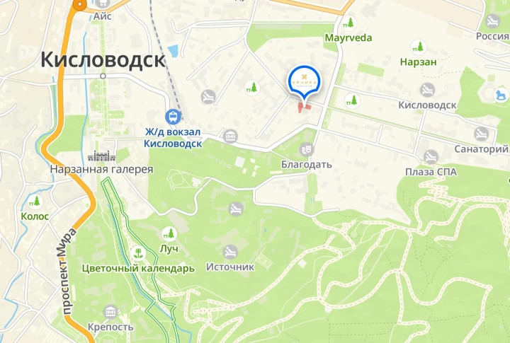 Премиальный санаторный комплекс «Арника» в г. Кисловодск